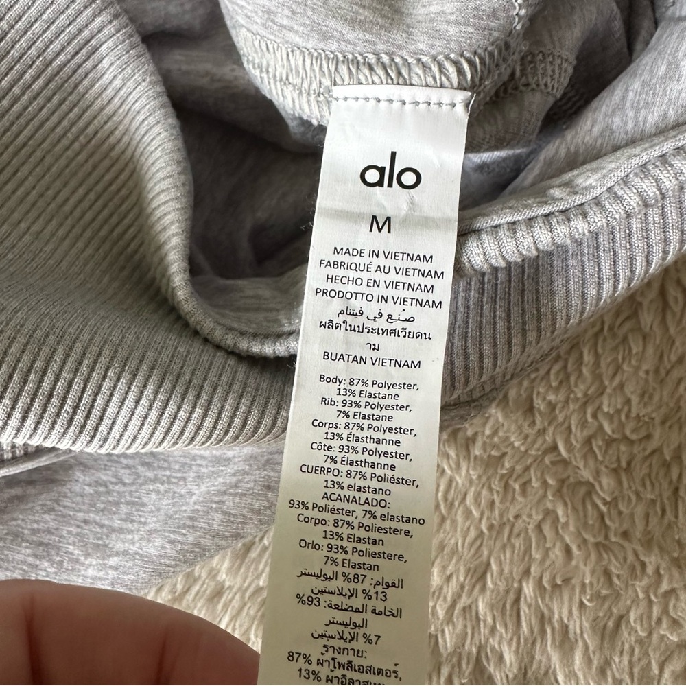 NWOT ALO YOGA High-Waist Alosoft Lounge Legging in Grey sz M - Picture 9 of 9